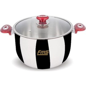Resim Fms 1026krm İdeal Çelik 26 Cm Derin Tencere Kırmızı 
