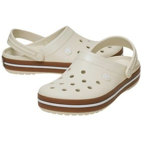 Resim Crocs Crocband Gum Clog Unisex Çocuk Terlik 212775 Krem 