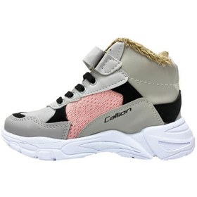 Resim Callion 053-21 Deri Filet Çocuk Spor Ayakkabı Buz Siyah Pembe 