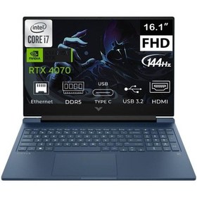 Resim HP Victus 16-R102NT 9J223EA-009 i7-14700HX 64 GB 512 GB 8 GB RTX 4070 15.6" Dos Dizüstü Bilgisayar 