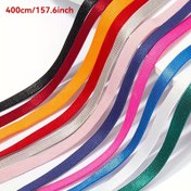 Resim 1 cm genişlikte renkli iç çamaşırı askıları, esnek ayarlanabilir kemerler, yumuşak kumaş, DIY dikiş aksesuarları, 4m 
