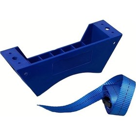 Resim Dashanshop Mavi Abs Karavan Gaz Tüpü Montaj Braketi - Dayanıklı, Kolay Kurulum, Güvenli Tutuş 