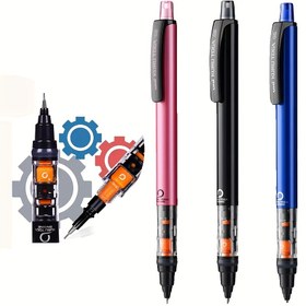 Resim KURUTOGA Silinebilir Mekanik Kurşun Kalem M5-452, 0.5mm HB Kurşun, Pürüzsüz Yazım için Döner Eylem - Günlük Ofis Kullanımı için İdeal 