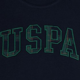 Resim U.S. Polo Assn. Erkek Çocuk Lacivert Bisiklet Yaka Sweatshirt 50316537-VR033 