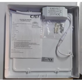 Resim Cata Ct 5234 Beyaz Kasa Cata 18 W Sıva Üstü LED Spot Armatür Beyaz Işık 6400K 