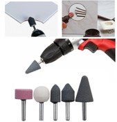 Resim optana 5 Parça Mini Taşlama Çapak Alma Oyma Şekil Verme Ahşap Metal Kalıpçı Seti Gravür Oyma Hobi Takımı 