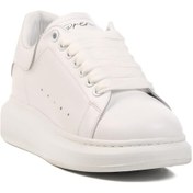 Resim Ayakmod Premium 02028 M Beyaz Hakiki Deri Erkek Sneaker Beyaz 