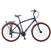Resim Salcano Sarajevo 700 Man V-fren 28" Jant 19'' 21 Vites Şehir Bisikleti Mavi Beyaz 