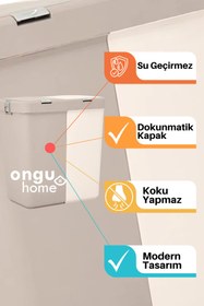 Resim ongu home Ikili Set Çeyiz Seti Ikili Kirli Sepeti Çamaşır Selesi (KAHVE) 
