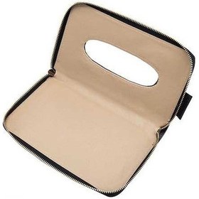 Resim Novahub Otomobil Ve Kamyonlar İçin Pratik Deri Peçete Tutucu, Siyah, 220x120 Mm 