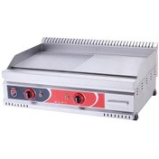 Resim Işıkgaz 600 Seri Yarı Oluklu Elektrikli Izgara 80 60 Cm 