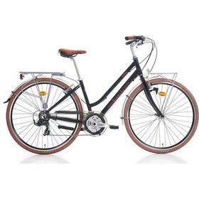 Resim Bianchi Rubino Lady Deluxe Alloy 21 Vites Şehir Tur Bisikleti Siyah 