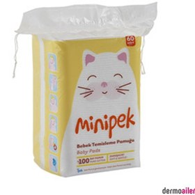 Resim İpek Minipek Bebek Temizleme Pamuğu 60 Adet 