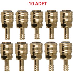 Resim Mab Stoper Hortum Gövde 10MM. 10 Adet (Stoper Hortum Hava Jakı) (Kompresör Uç) (Hava Valfi) 