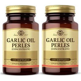 Resim Solgar Garlic Oil Takviye Edici Gıda 2 x 100 Kapsül 