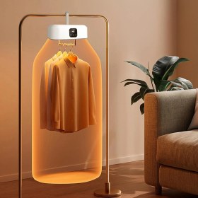 Resim Delixa UV100X Yeni Nesil Uv Işıklı Taşınabilir Portatif Askılı Katlanabilir Çamaşır Kurutma Makinesi 