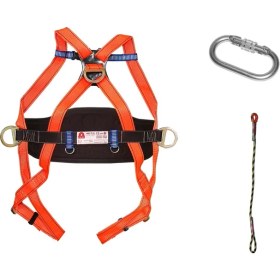Resim Knot Pt-31 Bel Destekli Paraşüt Tipi Emniyet Kemeri Lanyard Karabin 