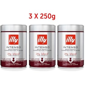 Resim illy Filtre Kahve (3x250gr) Koyu Kavrulmuş 