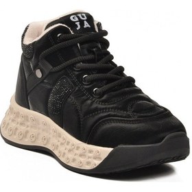 Resim Siyah İçi Kürklü Soğuğa Dirençli Kaymaz Bağcıklı Kadın Bot 25k316 Z Siyah 