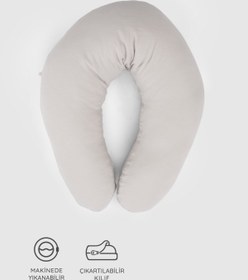 Resim Müslin Hamile ve Emzirme Yastığı - Bej / 85 cm 