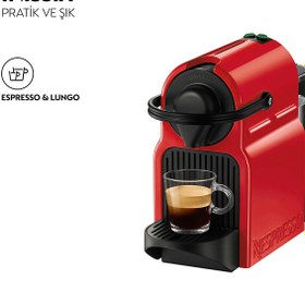 Resim Nespresso C40 Inissia Kırmızı Kahve Makinesi 