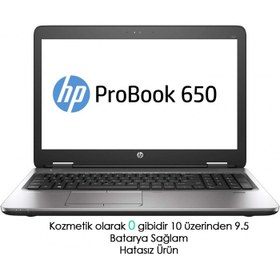 Resim HP ProBook 650 G2-15.6 8GB DDR4 RAM 256GB M.2 SSD Dizüstü Laptop Bilgisayar 