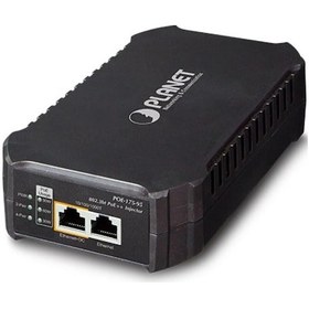 Resim 1-port 10/100/1000mbps 802.3bt Poe Injector 95 Watt Dahili Ac Güç Kaynağı 0-50 Derece 