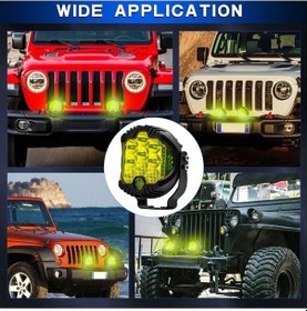 Resim Pazly 2 Adet 3 150w Ip67 Su Geçirmez Led Çalışma Lambası - 30.000 Lümen, Spot + Flood Işık, Siyah Döküm Alüminyum 