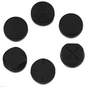 Resim Perfect Part PS Vita PSVita PSV 1000 2000 (Siyah) için 1 Set Analog Silikon Parmak Çubuğu Kavrama Joystick Kapak Kapağı 