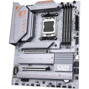Resim Colorful Cvn X870 Ark Frozen V14 Ddr5 8200MHZ Whıte Matx Anakart 