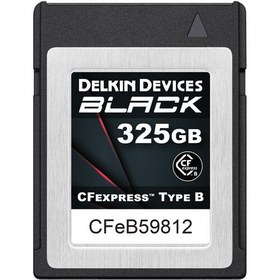 Resim Delkin Devices 325GB Black CFexpress Type B Hafıza Kartı (DCFXBBLK325) 