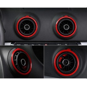 Resim Audi A3 Hava Çerçevesi 4 Parça Kırmızı A3 8V 