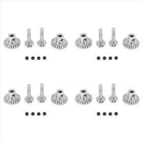 Resim Poieerf 16PCS Çelik Ön ve Arka Aks Dişli Şaft Dişleri Wpl B24 B36 C14 C24 Mn D90 MN99S Yükseltme Parçaları (Yurt Dışından) 