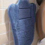Resim Büyük, Kalın Sırt Temizleyici Yumuşak Kıllarla - Pilsiz, Alkol İçermeyen, Kokusuz, Duş Kullanımı İçin Ergonomik Tasarım, Duş Temizleme Gereklilikleri | Ergonomik Sırt Temizleyici | Yumuşak Kıllı Fırça 