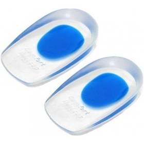 Resim Ortopedik Ayak Tabanı Silikon Yastık Topuk Dikeni (Mavi) 