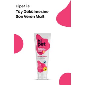 Resim HiPet Tüy Dökülme Engelleyici Kedi Maltı Lezzetli Formül 100 G Yetişkin Kediler İçin 
