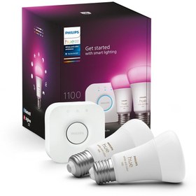 Resim Philips HueWCA 9W E27 Renkli Akıllı Ampul 2'li Başlangıç Seti 