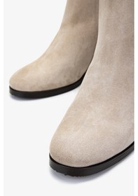 Resim Valmenti Kadın Hakiki Deri Bej Süet Casual Bot 35 5619 Bn Bot Sk24-25 Bej Suet Bej Süet 