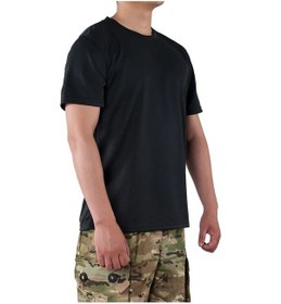 Resim Mege Knıght Mege Erkek Taktik Spor Tişört - Hızlı Kuruyan, Rahat 4xl Boyblack Black 