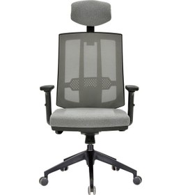 Resim Uzayofismobilyaları Uzay Ofis Tiffany Bel Destekli Müdür Koltuğu - Antrasit - Plasti 