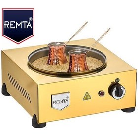 Resim Remta Altın Kumda Kahve Makinası 