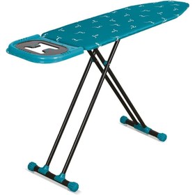 Resim Mina Golden Ütü Masası - 43x120cm, Kaydırmaz Silikon, Elektrostatik, Kazanlı Ütüye Uyumlu 