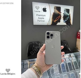 Resim Apple iPhone 15 Pro Max İkinci El TR | 256 GB | Gri 