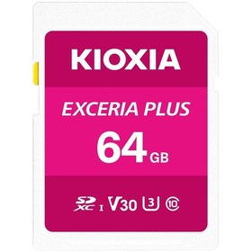 Resim Kıoxıa Excraı Plus 64 Gb V30 U3 A1 Microsd Hafıza Kartı 