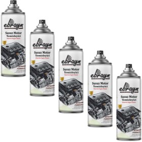 Resim caraks Susuz Motor Yıkama Ve Temizleme Spreyi Ebrayn Aerosol 500 ml Yüksek Parlaklık 5 ADET 