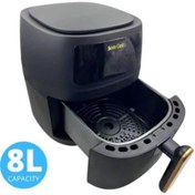 Resim Air Fryer Xxl 8 Lt 2400w Dijital Ekran Dokunmatik 