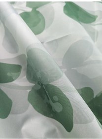 Resim Banyo Perdesi 1x180x200 Tek Kanat Duş Perdesi Halka Hediyeli Duşakabin Perdesi Ivy Çok Renkli 