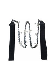 Resim Yifomall Katlanabilir Portatif 24 Inç Çelik Zincirli Outdoor Hayatta Kalma Testeresi, Yüksek Dayanıklılık Ve Taşınabilirlik 