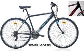 Resim 28J CARRARO ACTIVE 280 ŞEHİR BİSİKLETİ - SİYAH GRİ KIRMIZI - 49 