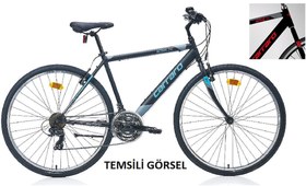 Resim 28J CARRARO ACTIVE 280 ŞEHİR BİSİKLETİ - SİYAH GRİ KIRMIZI - 49 
